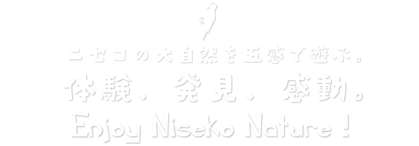 ニセコの大自然を五感で遊ぶ。体験、発見、感動。